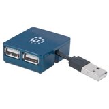 Manhattan 160605 2.0/480Mbps/Plavi USB HUB 4port cene