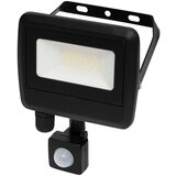 Home Reflektor, LED, sa detektorom pokreta, 20 W, 1600 lm, IP65 - FLL PIR 20, Crni Cijene