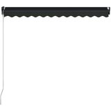  Tenda na ručno uvlačenje s LED svjetlima 300 x 250 cm antracit Cijene