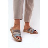 EVENTO Boto Comfortable Women's Slippers Beige-Blue Oxena | Eponuda.ba