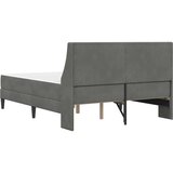  Okvir kreveta s madracem Tamno siva 120 x 200 cm Baršun | shoptok.hr
