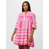 Vero Moda Curve Tunika 'DICTHE' magenta / bela | Shoptok.si