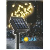  Solarni svjetlosni lanac (Na otvorenom, 10 m, 100 žaruljica, Topla bijela) | shoptok.hr