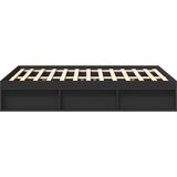  Okvir za krevet crni 135 x 190 cm bračni | shoptok.hr