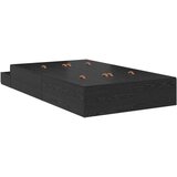  Okvir kreveta za pohranu Crni hrast Konstruirano drvo 120 x 190 cm | shoptok.hr
