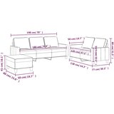  3-dijelni set sofa s jastucima plavi baršunasti | shoptok.hr