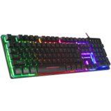  Tastatura gaming RAMPAGE Titan K9 Black USB Rainbow Color Backlit US/EGNLISH Layout FULL SIZE | Eponuda.ba