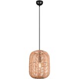  Svetlo rjava viseča svetilka s tekstilnim senčilom ø 35 cm Runa – | Shoptok.si