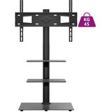  Kutni TV stalak s 3 razine za 32 - 65 inča crni | shoptok.hr