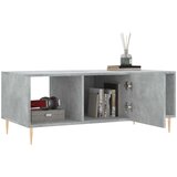 vidaXL Stolić za kavu boja betona 102 x 50 x 40 cm konstruirano drvo | shoptok.hr