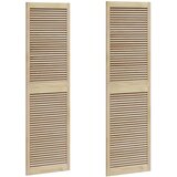  Ormarna vrata s vratima 2 pcs Prirodna 201 x 2,1 x 59,5 cm | shoptok.hr