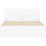  Okvir za krevet s uzglavljem bijeli 120x200 cm | Eponuda.com