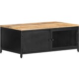  Stolić za kavu 90 x 50 x 37 cm od masivnog grubog drva manga | shoptok.hr