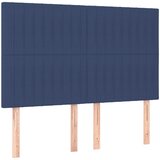  s oprugama i madracem plavi 140x200 cm od tkanine | shoptok.hr