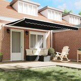  Povlačivi tende Crna 400 × 300 cm 100% Poliester i Aluminij | shoptok.hr