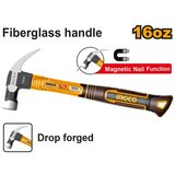 Ingco hch81016 stolarski čekić fiberglas drška 16oz/450gr super ( HCH81016 ) Cene