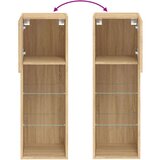 TV ormarić s LED svjetlima boja hrasta sonome 30 5x30x90 cm | shoptok.hr