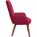  Fotelja Vinska crvena 63 x 67 x 94 cm Baršun | shoptok.hr