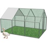 Chomik metalni kavez za životinje sa delimičnim krovom 4,5 x 3 x 1,95 m TUN4030 | Eponuda.com