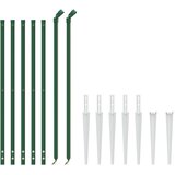  Ograda od žičane mreže sa šiljastim držačima zelena 1 x 10 m | shoptok.hr