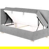 Ghado Siva kotna otroška postelja s prostorom za shranjevanje z ležiščem 90x200 cm Flexi - | Shoptok.si