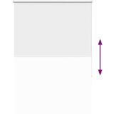 vidaXL rolo zatemnjena bela 115x175cm tkanina širina 110,7cm poliester | Shoptok.si