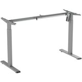 Logilink electrically adjustable sit-stand desk frame, 1 motor, 710–1190 mm, grey, EO0052G | ePonuda.com