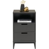 MID.YOU NOČNA OMARICA, antracit, črna | Shoptok.si