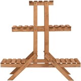  Stalak za biljke 83 x 25 x 83 cm od jelovine | shoptok.hr