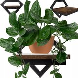 Univerzalna MDF dekorativna viseča stenska polica 20cm | Shoptok.si