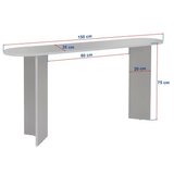 Hanah home Polica Sira Travertine Venezia Walnut | Eponuda.com