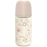 Suavinex Wonderland SX Pro Physiological Anti-Colic Glass steklenička za dojenčke M Medium Flow 3 m+ Liberty Pink 240 ml | Shoptok.si