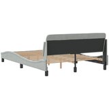  Okvir za krevet Dover svjetlosivi 137x190 cm baršunasti | shoptok.hr