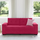  Dvosjed, sofa, vino crvena, 180x77x82 cm, baršun | Shoptok.si