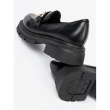 Shelvt Classic black loafers with metal buckle | shoptok.hr