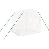  Rastlinjak z jeklenim okvirjem bel 4 m² 2x2x2 m | Shoptok.si