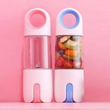  prenosni mini usb blender za smoothie, sokove i šejkove roza Cene