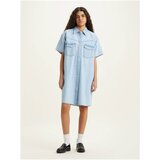 Levi's Levi&#39;s Light Blue Denim Shirt Dress Levi&#39;s® Elowen Western - Women Cene