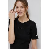 Champion Bombažna kratka majica črna barva | Shoptok.si