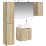  Set ormarića za kupaonicu 5 kom. Hrast sonoma Konstruirano drvo | shoptok.hr