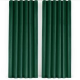 Filumi Zelena žametna zavesa za delno zatemnitev 530x225 cm Velto – | Shoptok.si