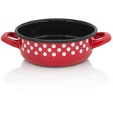 Metalac seljačka zdjela Red dot, 16cm / 1,20l - malo oštećenje na ručci Cijene