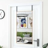  Ogledalo za vrata zlatno 50 x 100 cm od stakla i aluminija Cijene