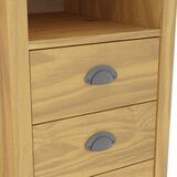  Pisalna miza Hill s 3 predali 120x50x74 cm trdna borovina, (20640824) | Shoptok.si