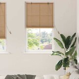 Rolo zavjesa Smeđa 80 x 220 cm Bambus Cijene