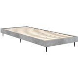  Kreveta boja betona 75x190 cm od konstruiranog drva | shoptok.hr