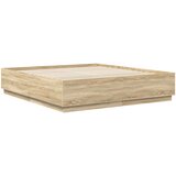  Krevetna konstrukcija s LED trakama Sonoma hrast 200 x 200 cm | shoptok.hr