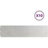 vidaXL Robniki za trato 10 kosov 25x103 cm iz nerjavečega jekla | Shoptok.si