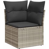  Sjedeća garnitura za vrt 7 kom. Svijetlo siva poliratan Svjetlosiva 233,5 x 123,5 x 85 cm | Shoptok.si