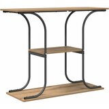  Konzolna stolica s policom Umjetnički hrast 101 x 35 x 80,5 cm | shoptok.hr